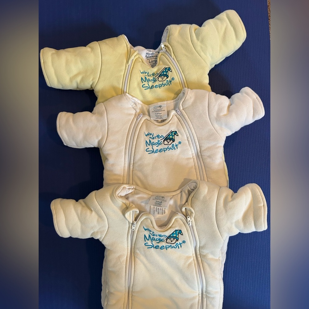 Baby Merlin's Magic Sleepsuit Bundle Small and Larges